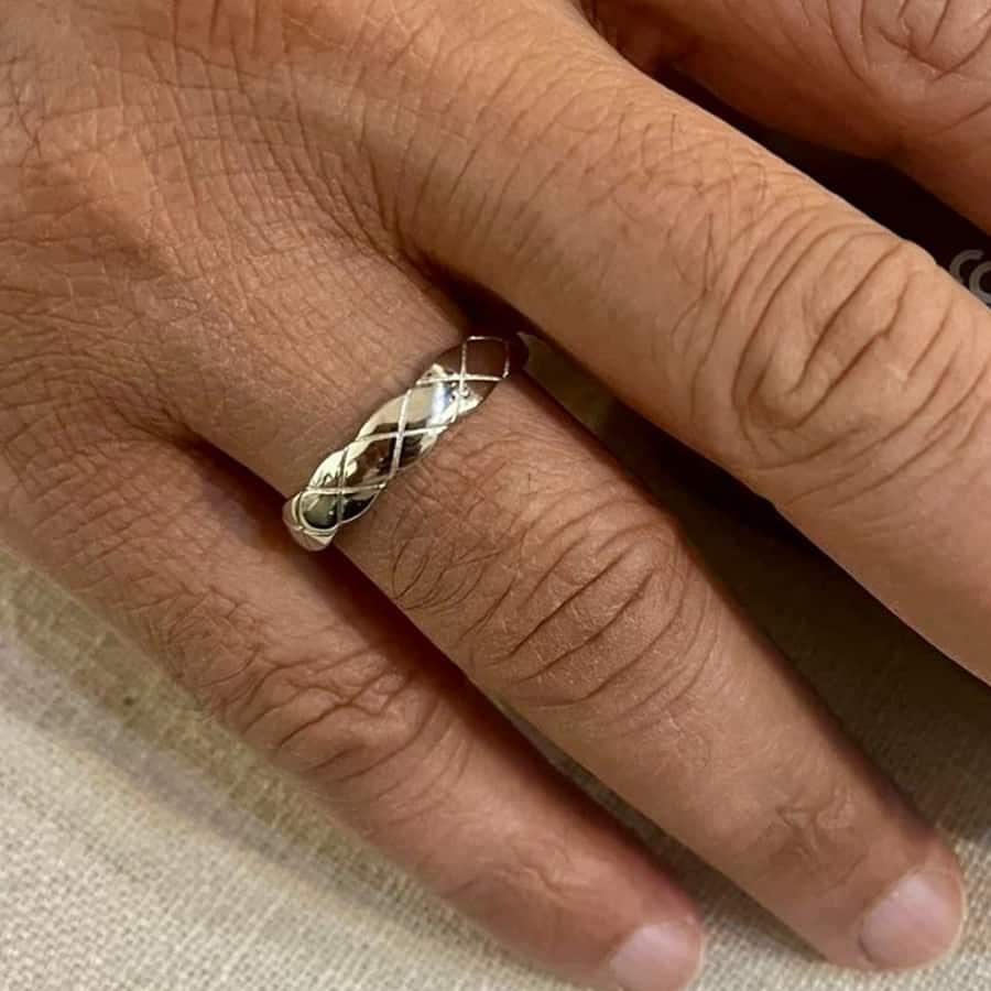 Men’s Silver Ring Band