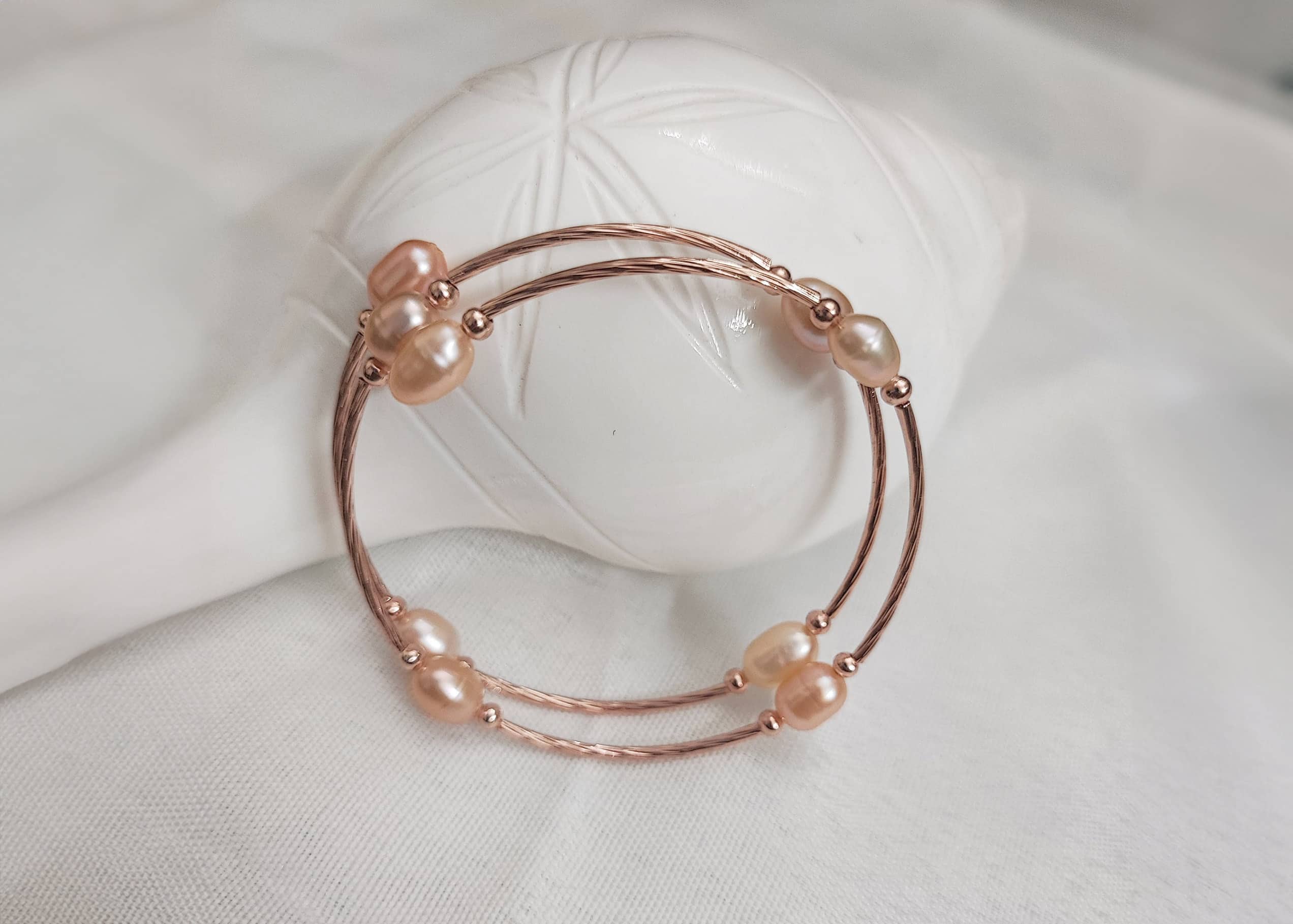 Freshwater Pearl Bracelet – Pink Pearl