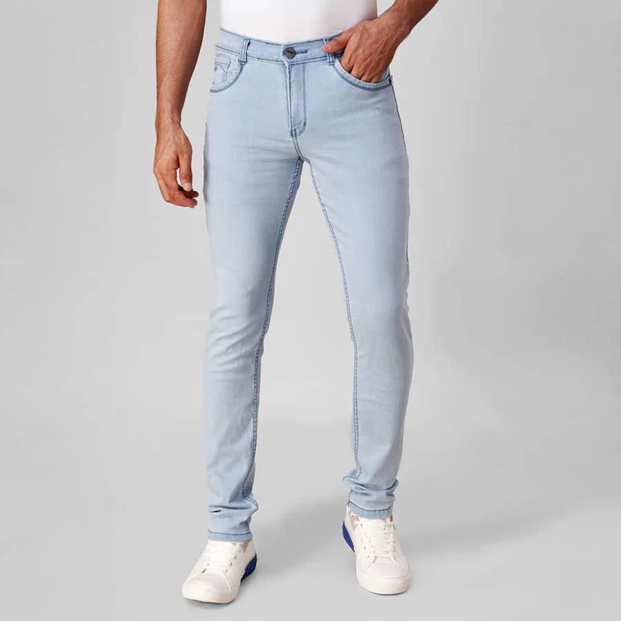 Light Blue Slim Fit Jeans3