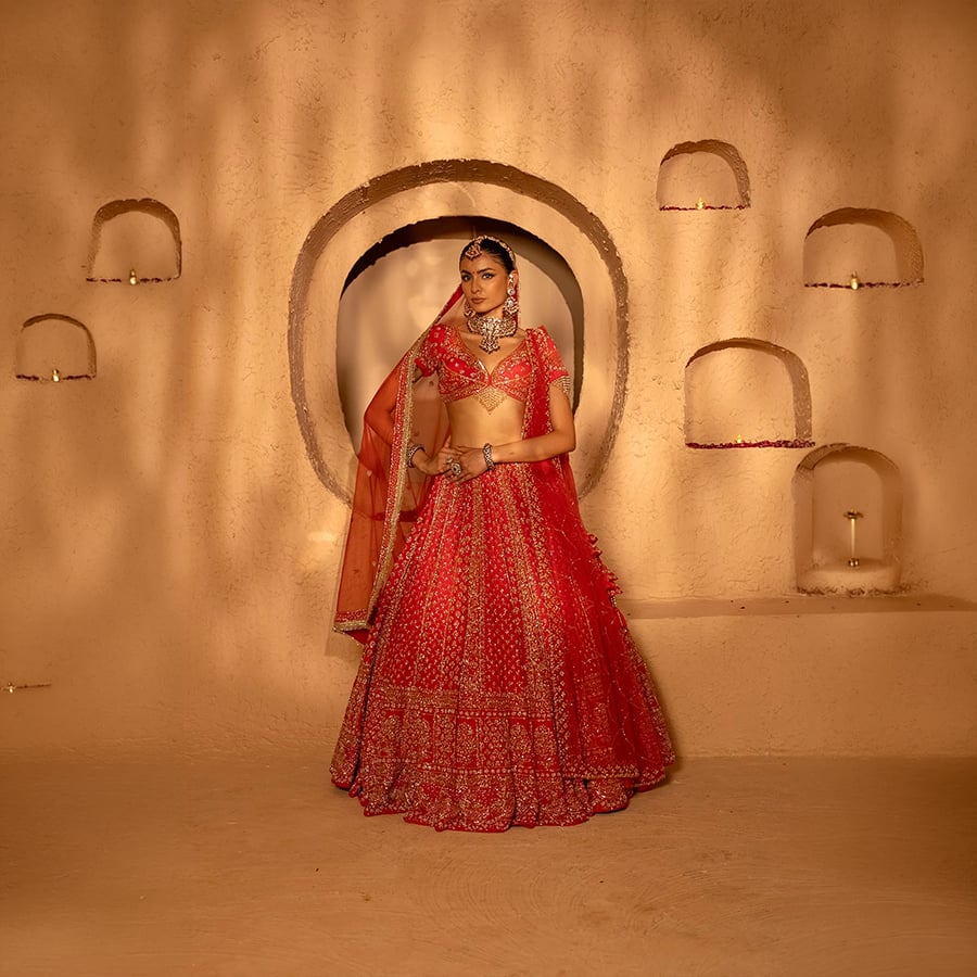 Kainaat Bridal Lehenga