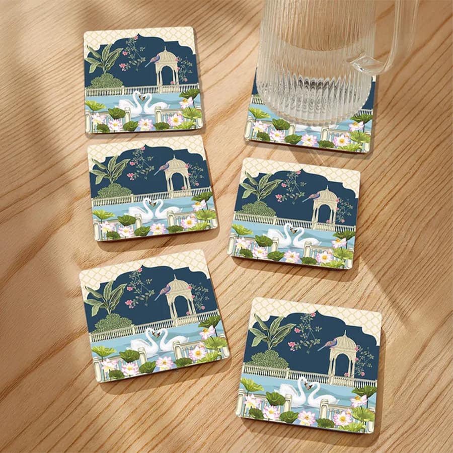 Hans Mahal Coasters _ Table Coaster Set of 6