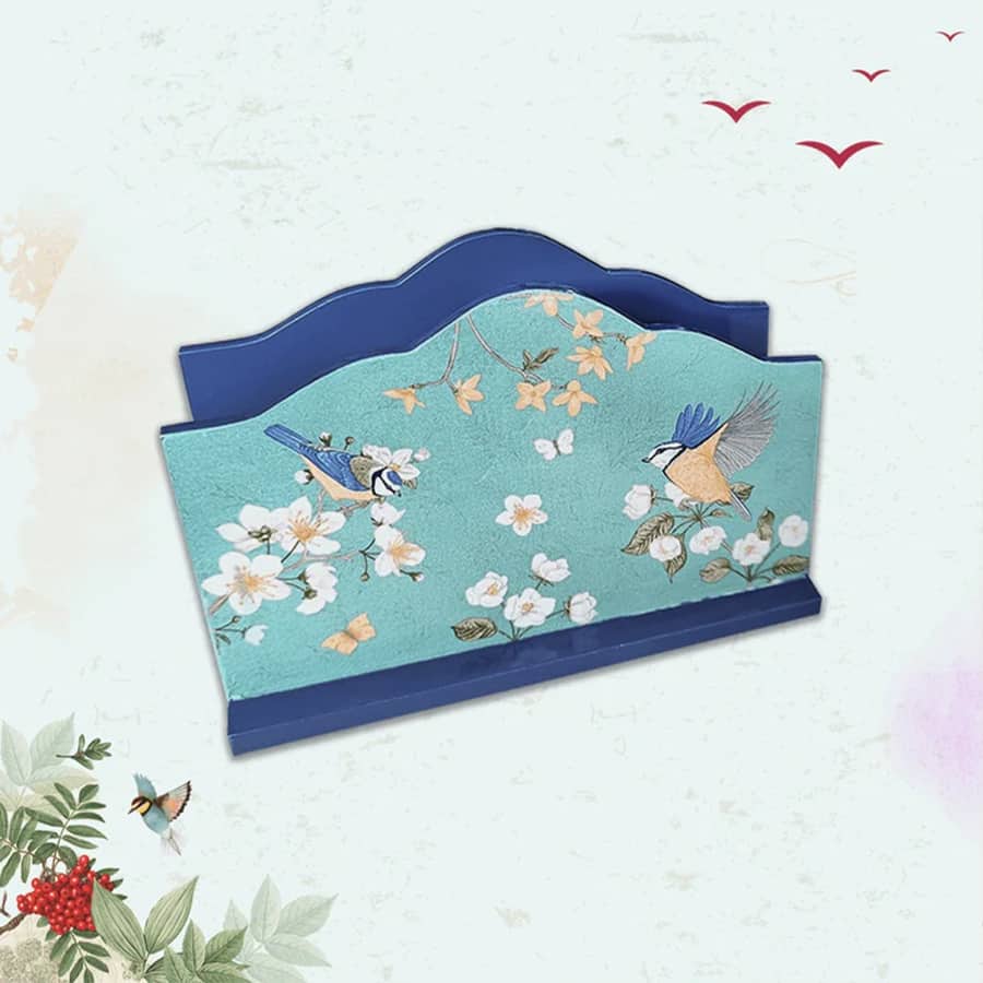 Birds in Paradise Handcrafted Paper Napkin Holders