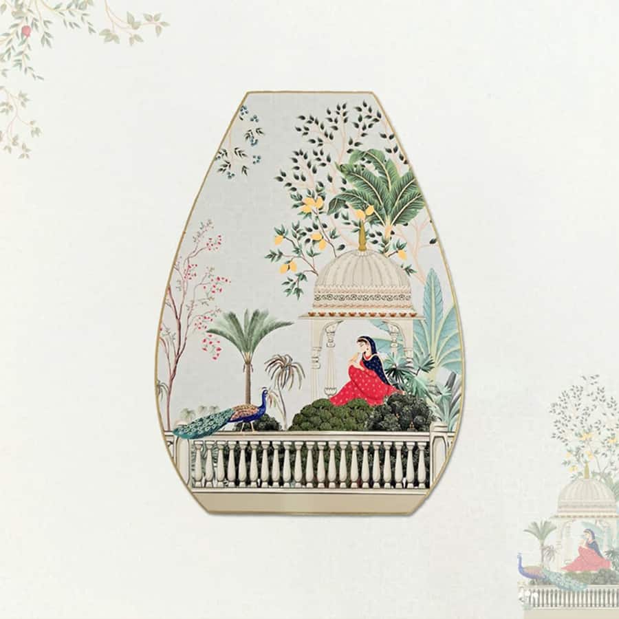Garden Princess Oval Shaped Test Tube Vase