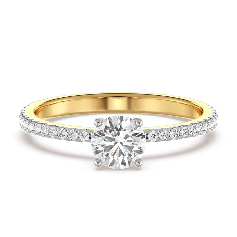Classic Lab Grown Diamond Solitaire Ring