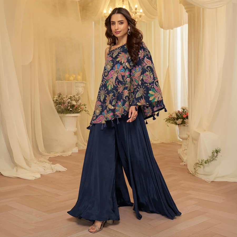 Umaira Azure Designer Fusion Wear set