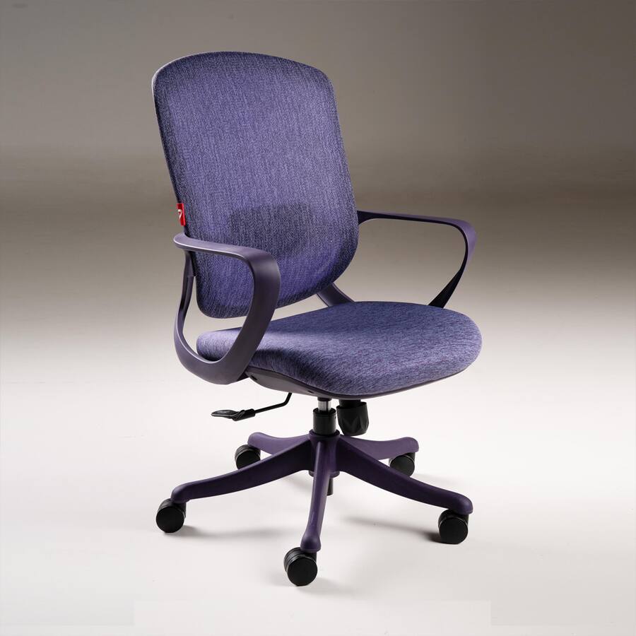 Cove - Adapt - Fabric Home Office Chair in Purple