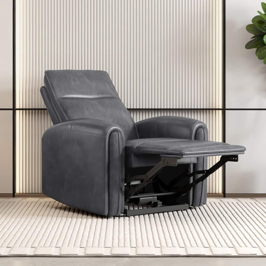 Venezia - Leather 1 Seater Power Recliner with Charging Ports