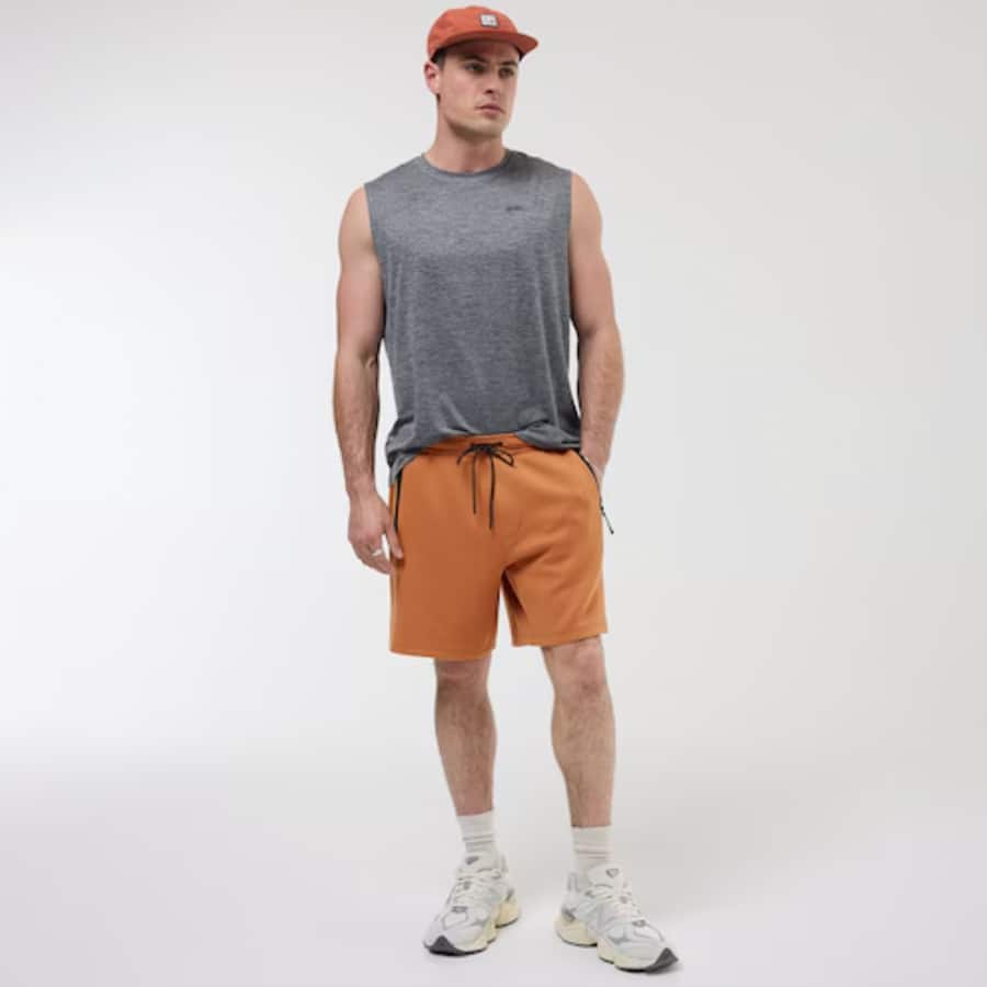 Men Brown 24/7 8 Jogger Short