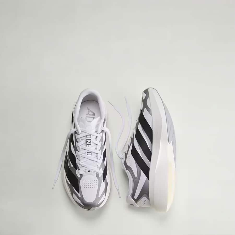 ADIZERO EVO SL EXO Shoes - Cloud White | Core Black | Iron Metallic