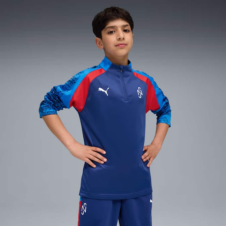 Neymar JR Playmaker Kids' Quarter Zip Training Jacket
