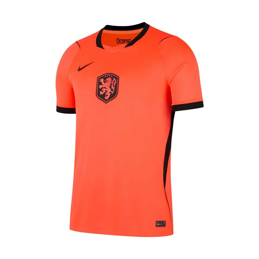 Netherlands 2026 Stadium Home Dri-FIT Soccer Jersey 'HYPER CRIMSON/BLACK'