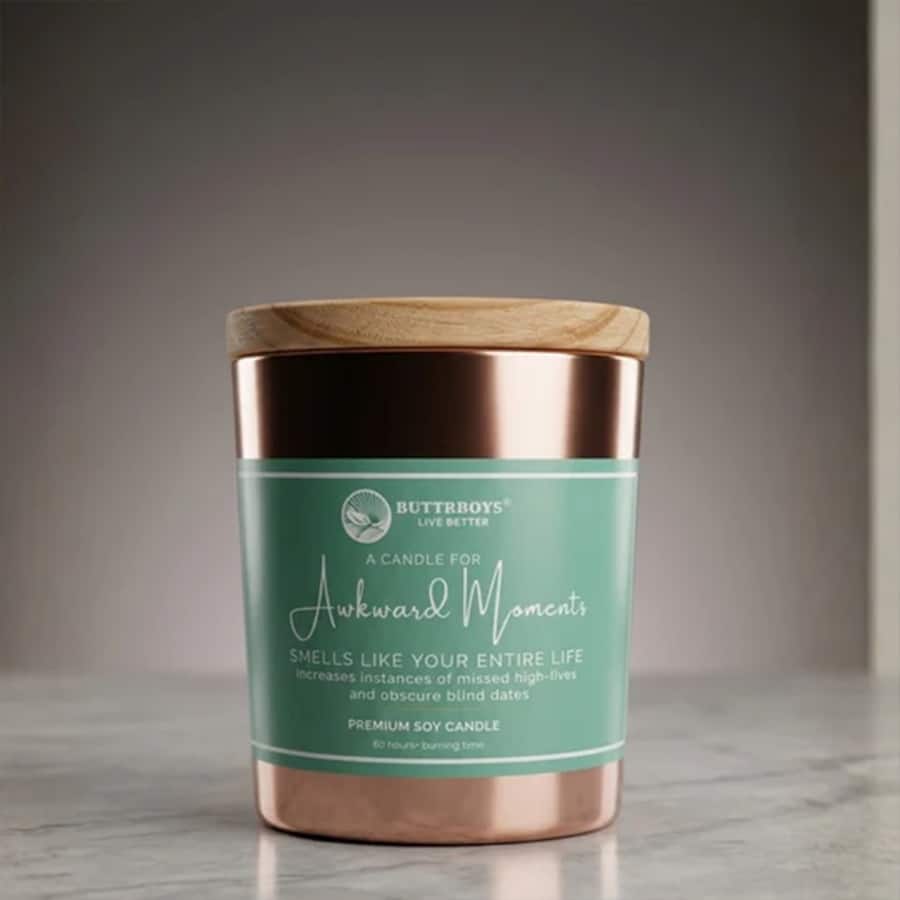 Luxury Soy Candle – Awkward Moments _ 40 Hour Burn