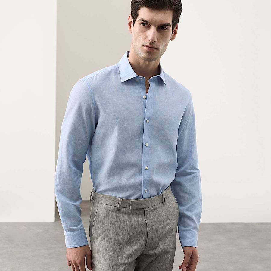 Easy Iron Linen Rich Performance Shirt