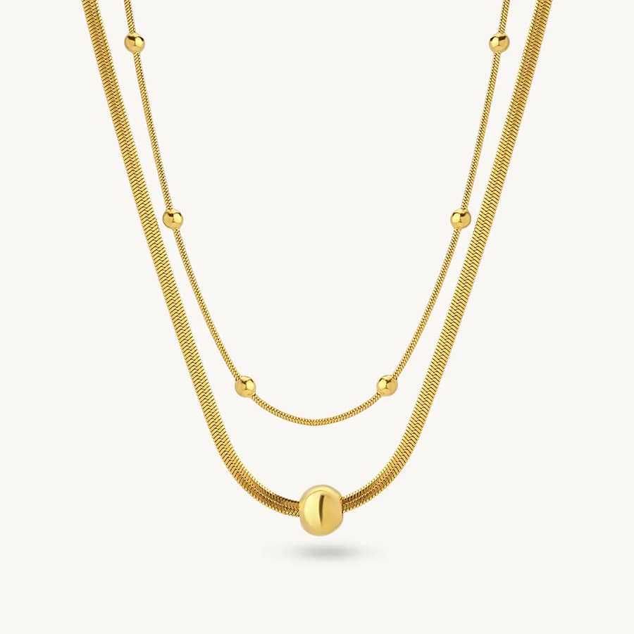 Elegant Layered Chain Necklace