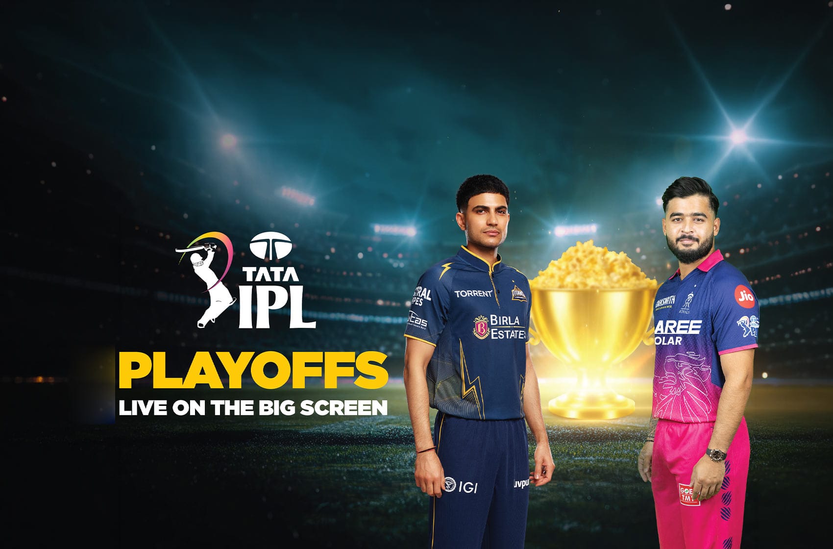 GT vs RR - TATA IPL 2026 Qualifier 2 movie banner