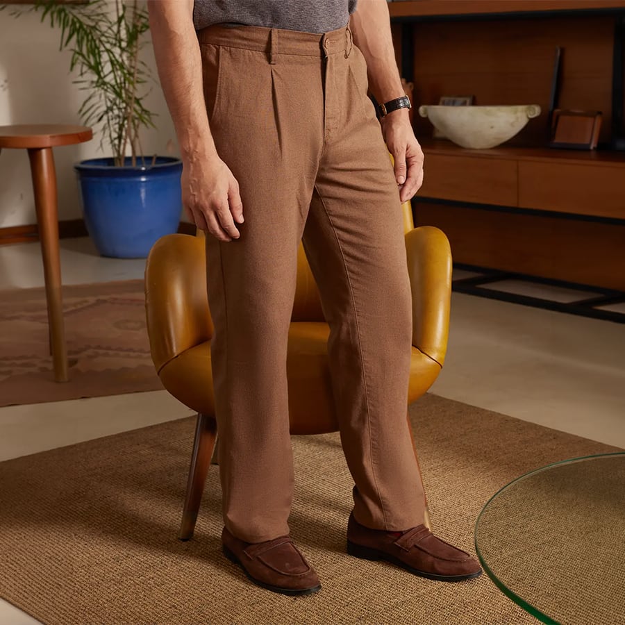 The Riviera Pleated Relaxed Trousers