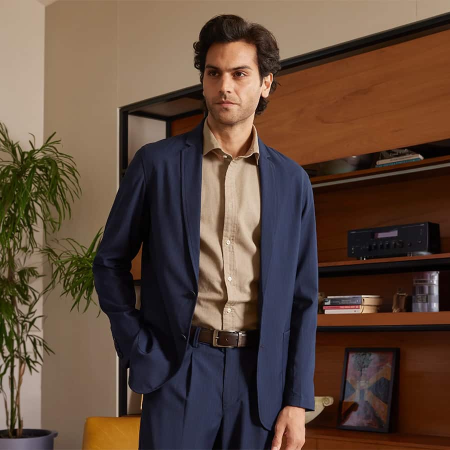 The Sorrento Striped Soft Tailored Blazer
