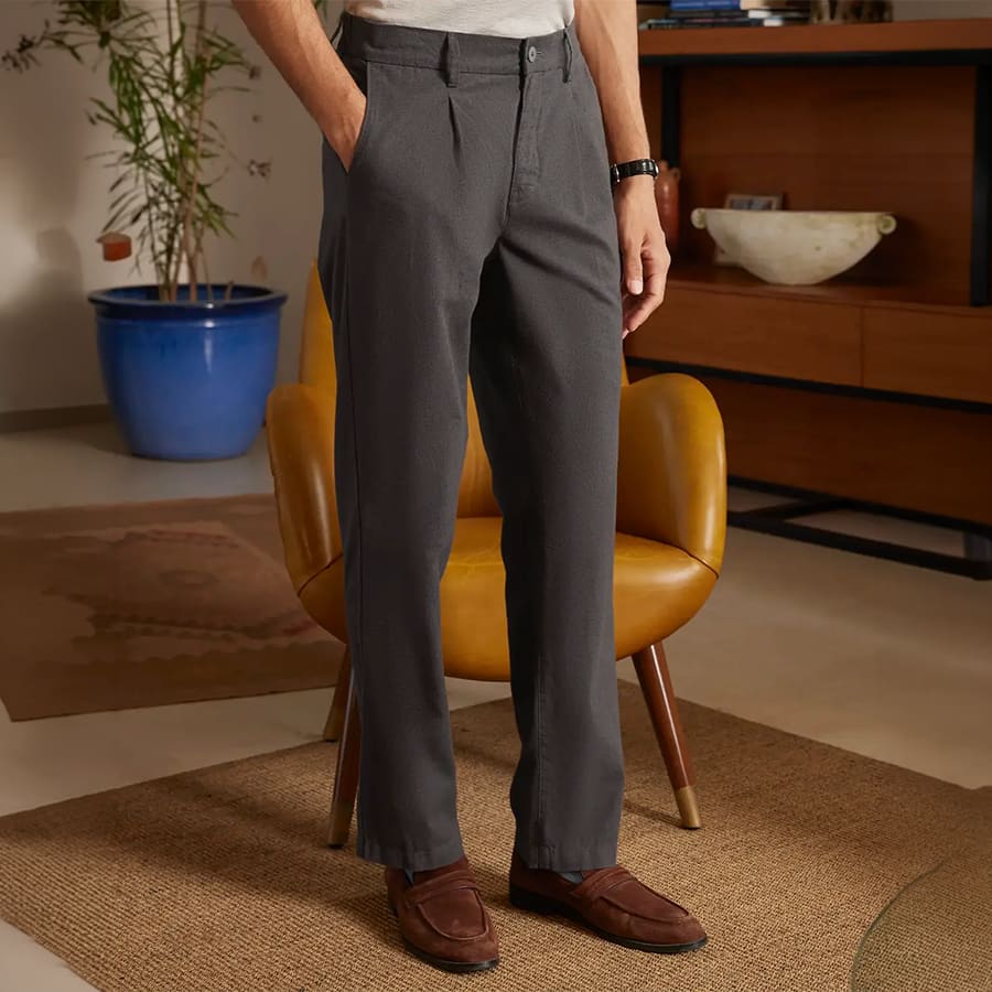 The Riviera Pleated Relaxed Trousers