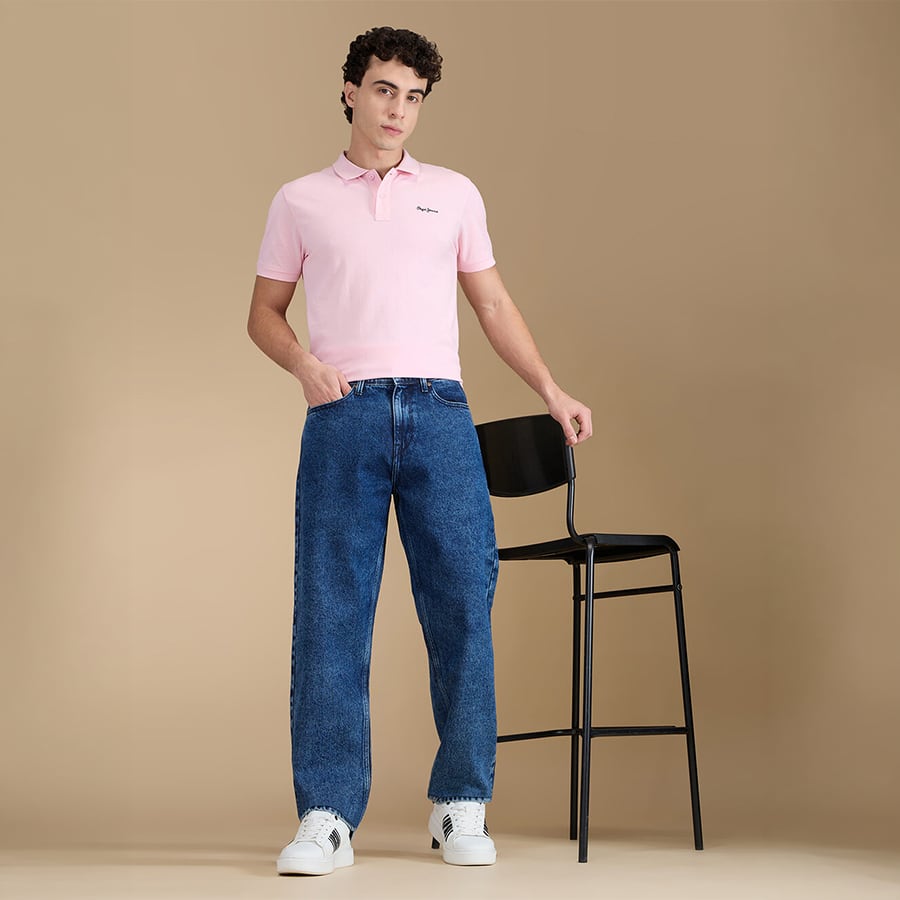 Men Mid Rise Relaxed Fit Jeans