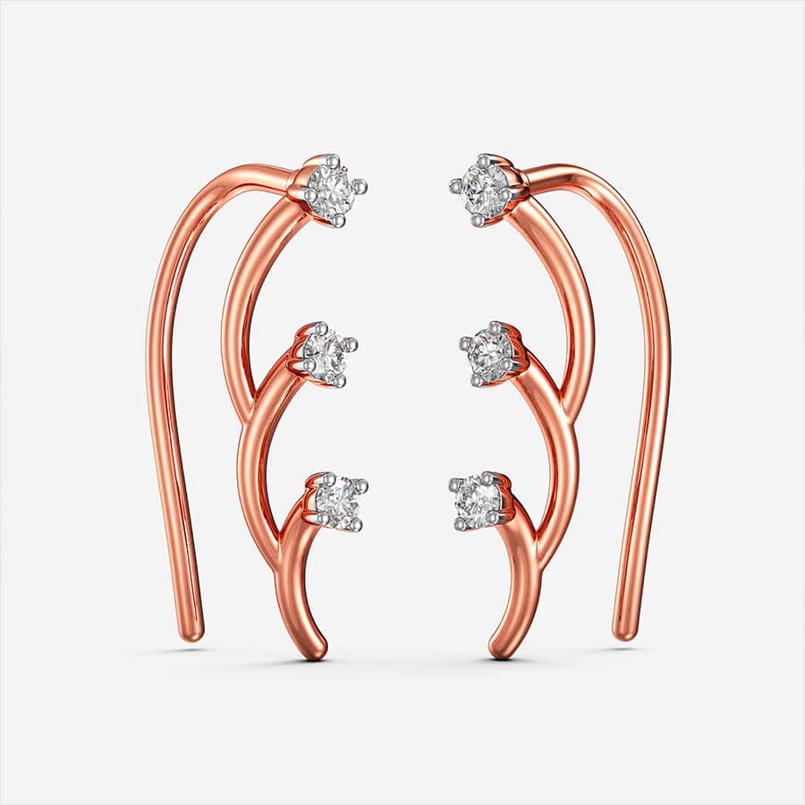 Minimal Classic Diamond Ear Studs