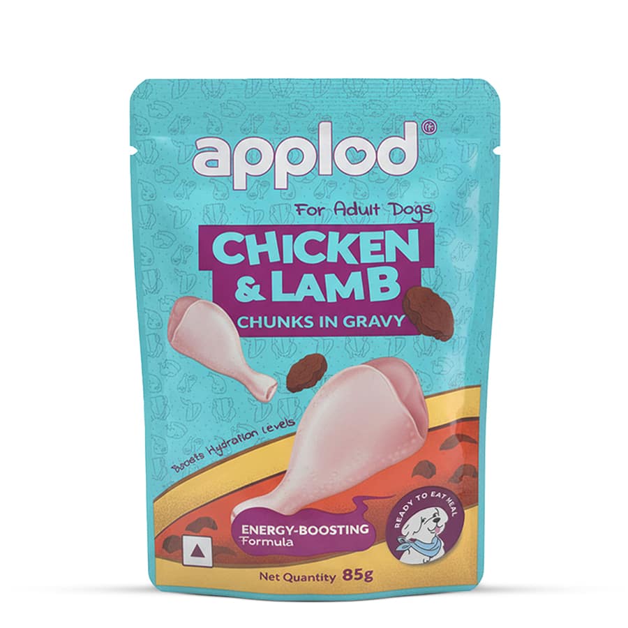 Applod Chicken & Lamb Chunks In Gravy Adult Wet Dog Food