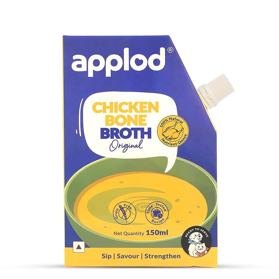 Applod Chicken Bone Broth Original for Dogs & Cats