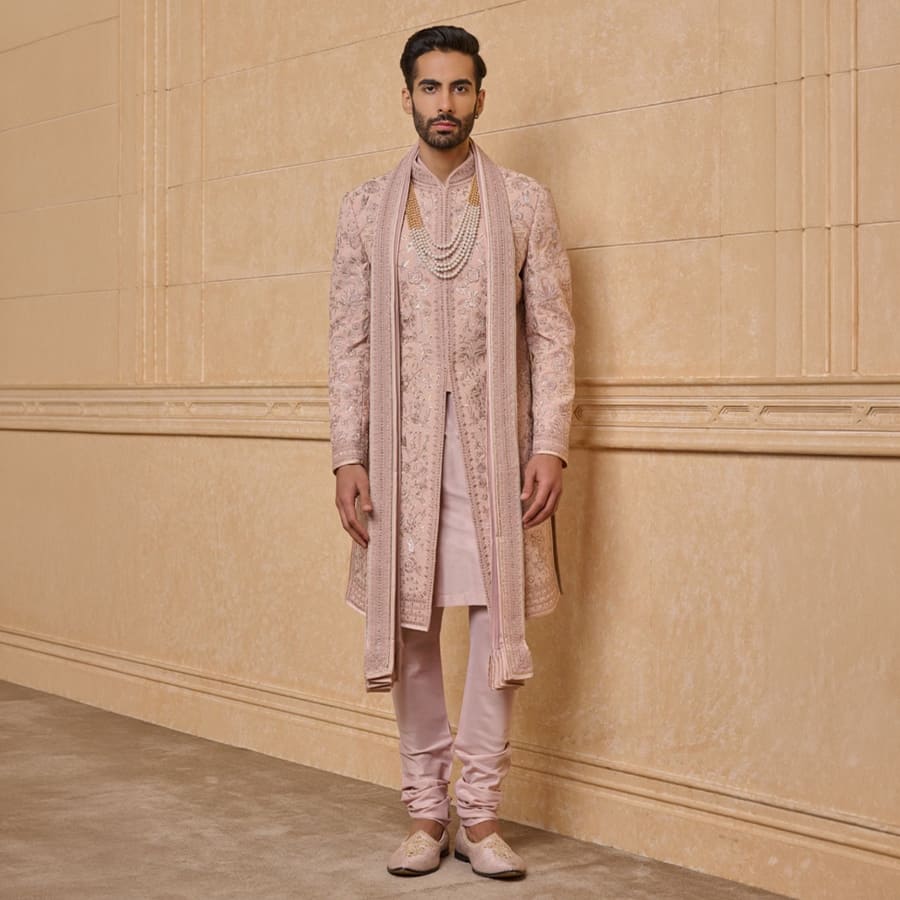 Pink Classic Sherwani