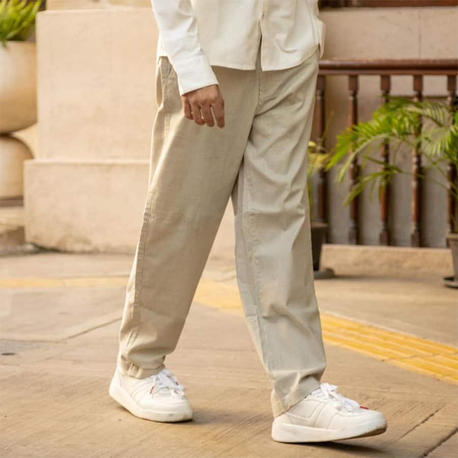 Men's Stripe Trouser - Sage