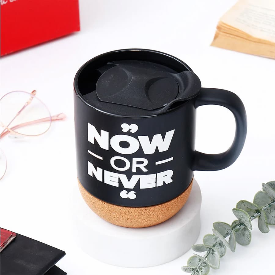 Now Or Never Ceramic Mug