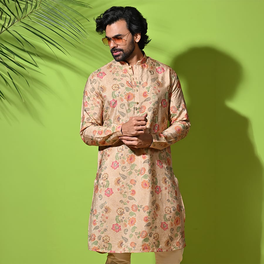 Ethnic Men's Kurta Pajama For Occasion