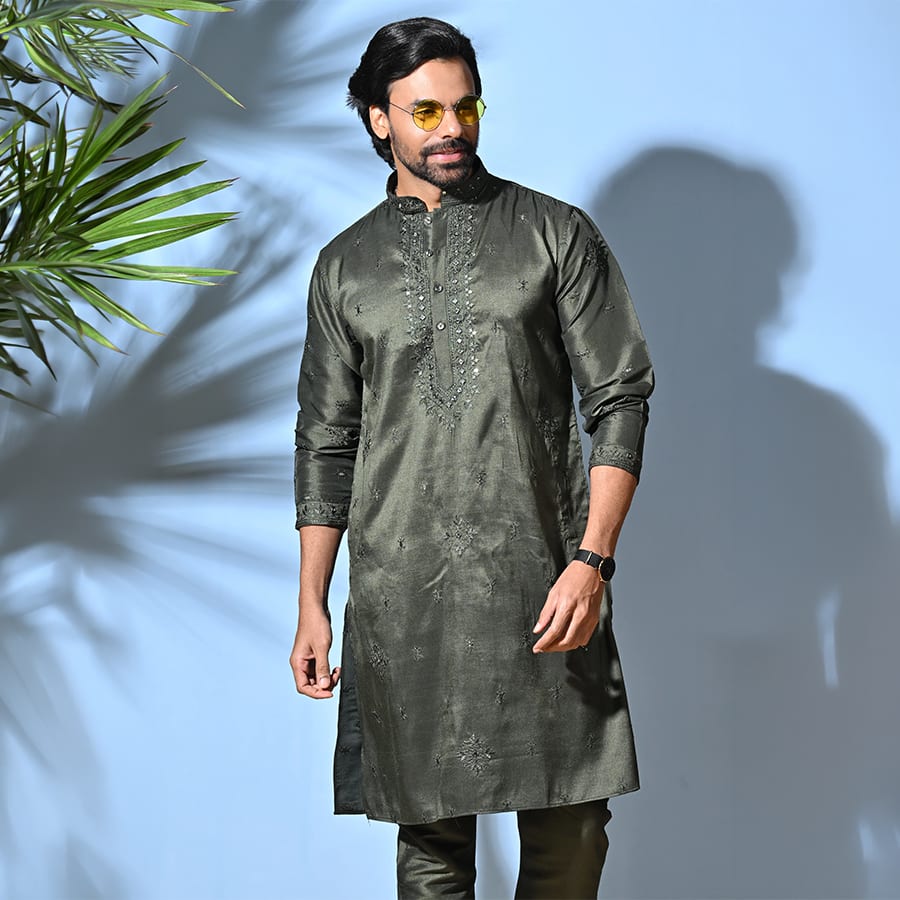 Ethnic Men's Kurta Pajama For Occasions