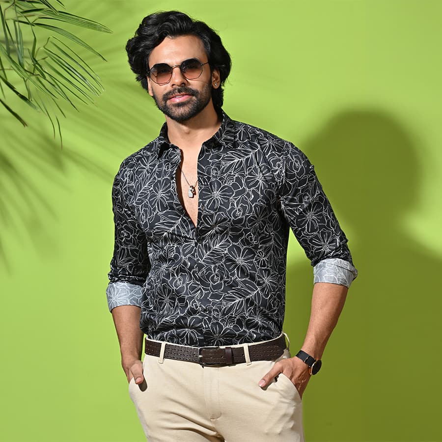 Printed Men's Shirt For Occasions