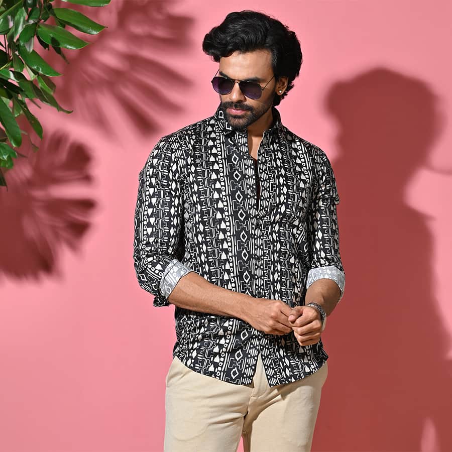 Printed Men Shirt For Occasions