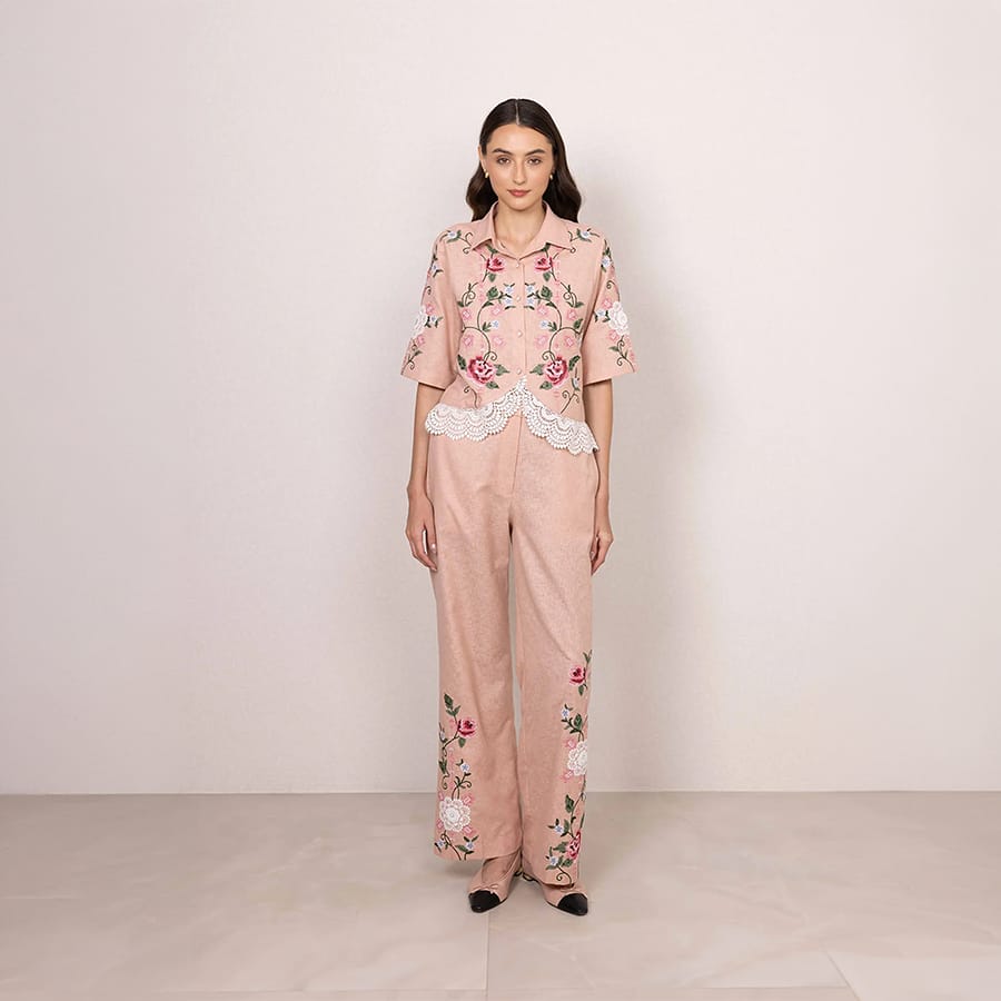 Alira Curved Hem Shirt and Pants