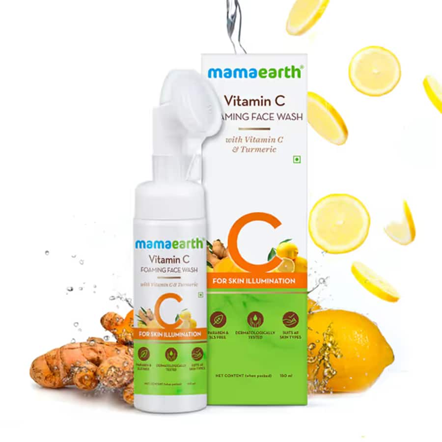 Vitamin C Foaming Face Wash with Vitamin C and Turmeric for Skin Illumination - 150ml