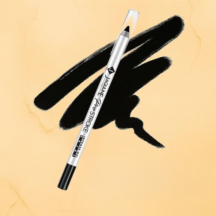 Jaquline USA Pro Stroke Intense Gel Kajal and Sharpener 1.2 g