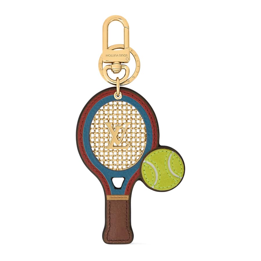 LV Tennis Racket Key Holder and Bag Charm