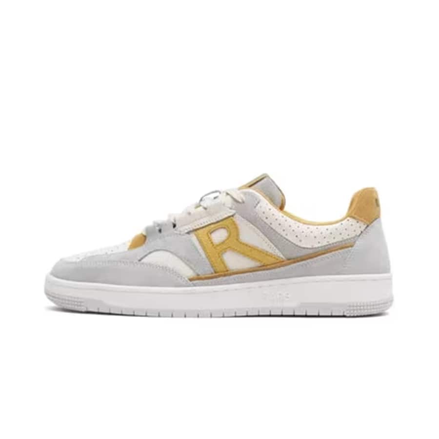 VOLGA - GREY MULTIHUED LAYERED CASUAL TRAINERS