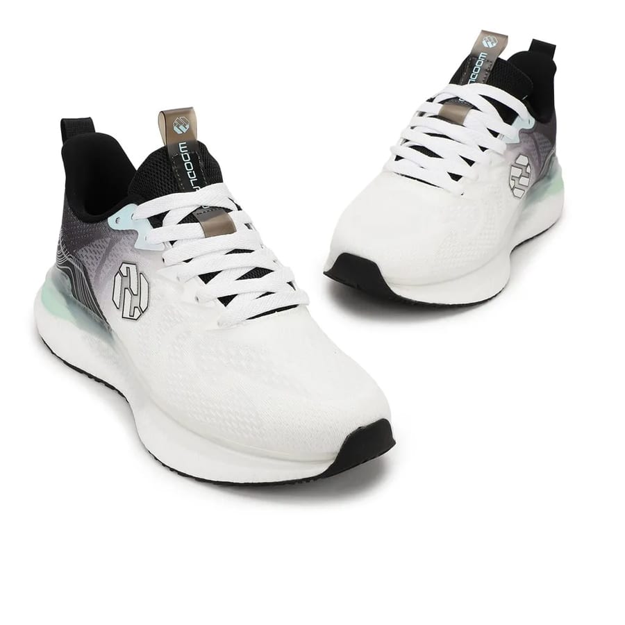 White/Black Sports Shoe for Men