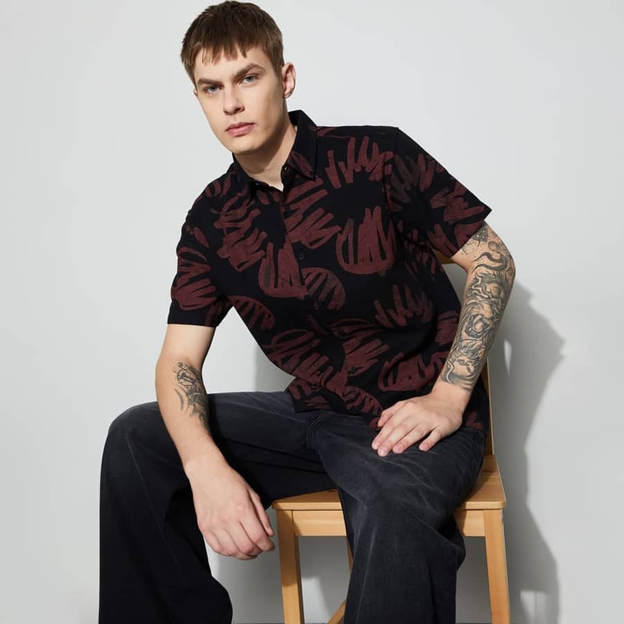 FAME FOREVER Printed Smart Fit Shirt