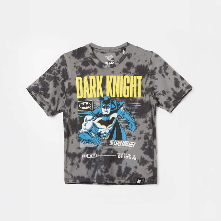 KIDSVILLE Boys Batman Graphic Print T-shirt