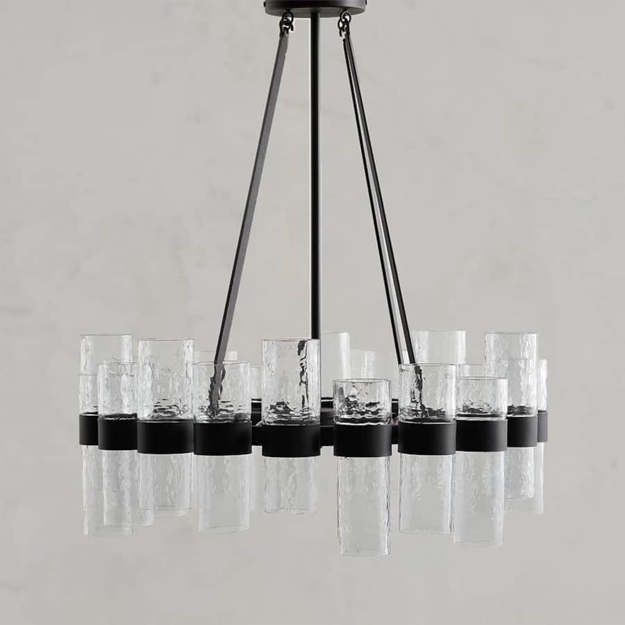 Penni Recycled Glass Chandelier