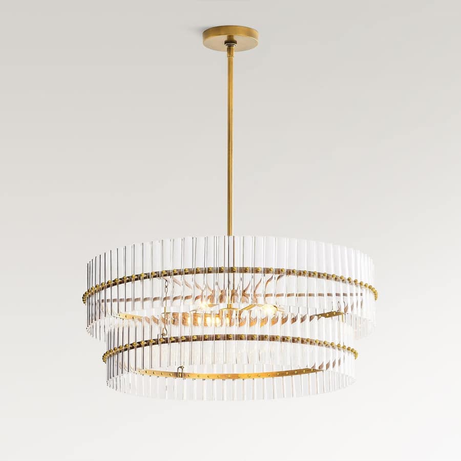 Mallory Crystal Round Chandelier