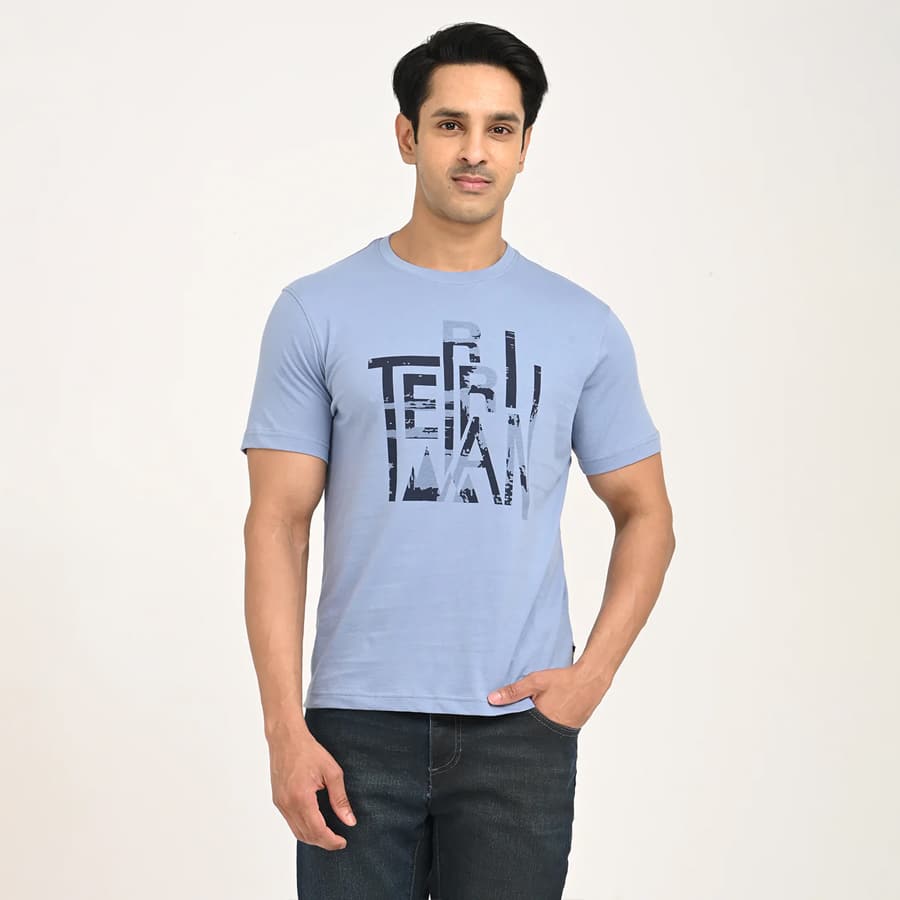 Men's Graphic Crew Neck T-Shirt