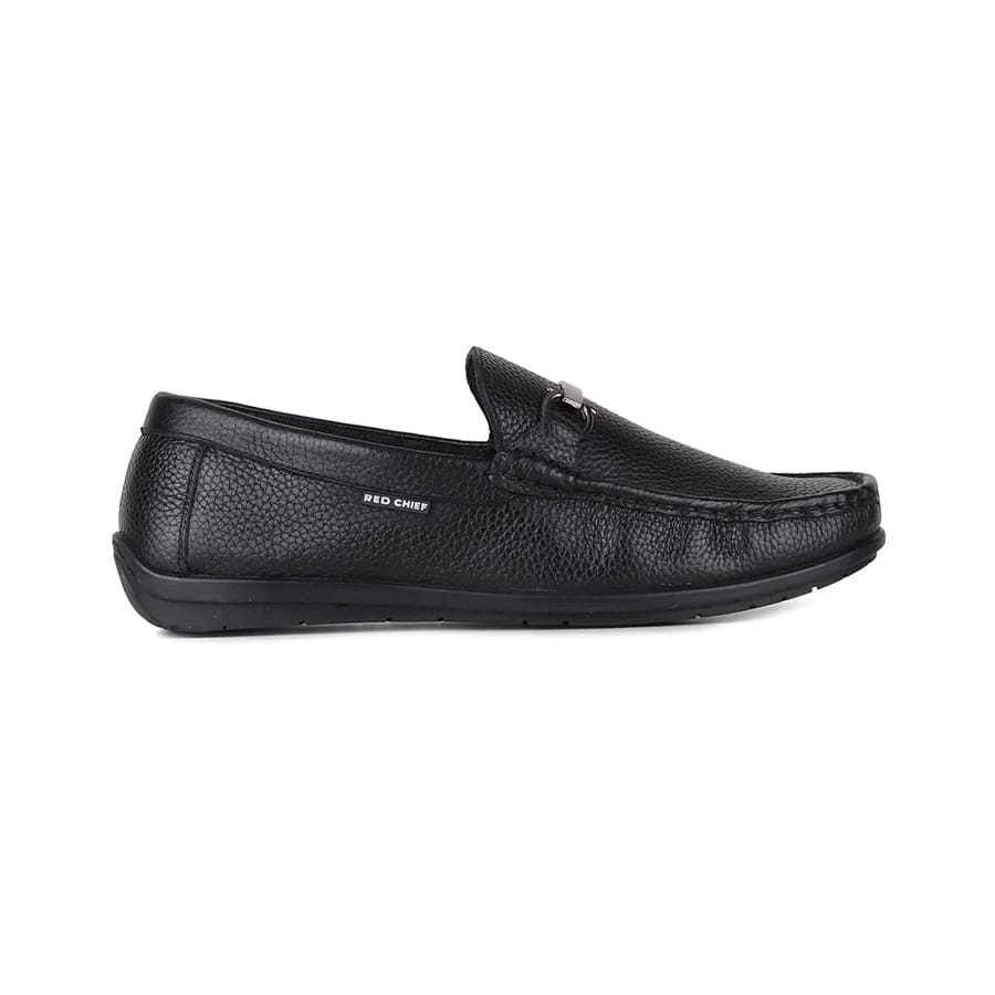 Red Chief Black Casual Loafer Shoes for Men RC3948 001