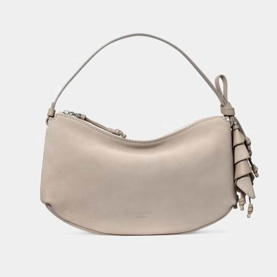 Loop Suede Shoulder Bag