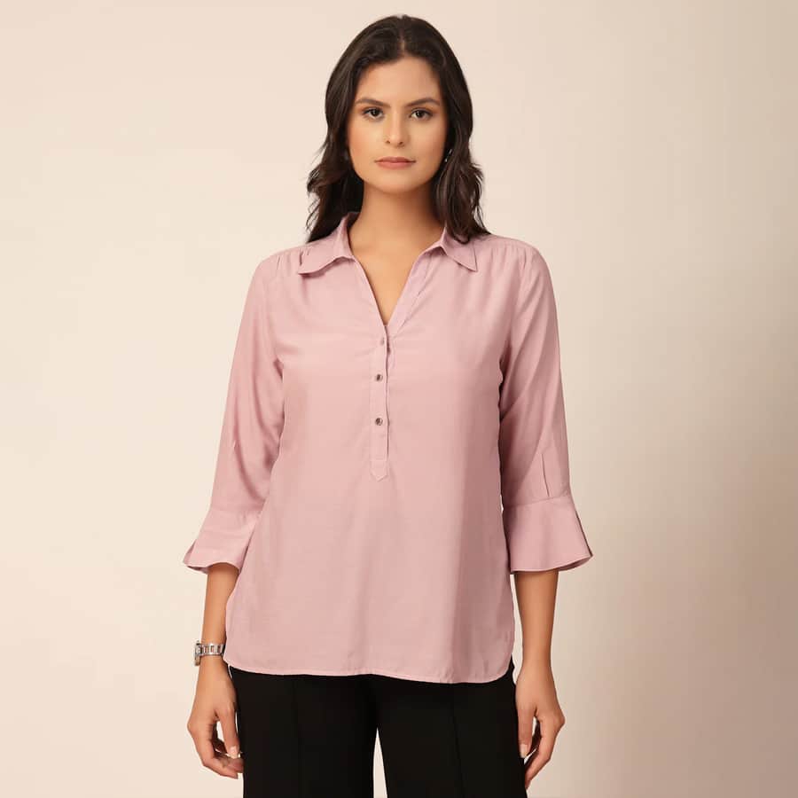 Gipsy Aubergine Viscose Tunic