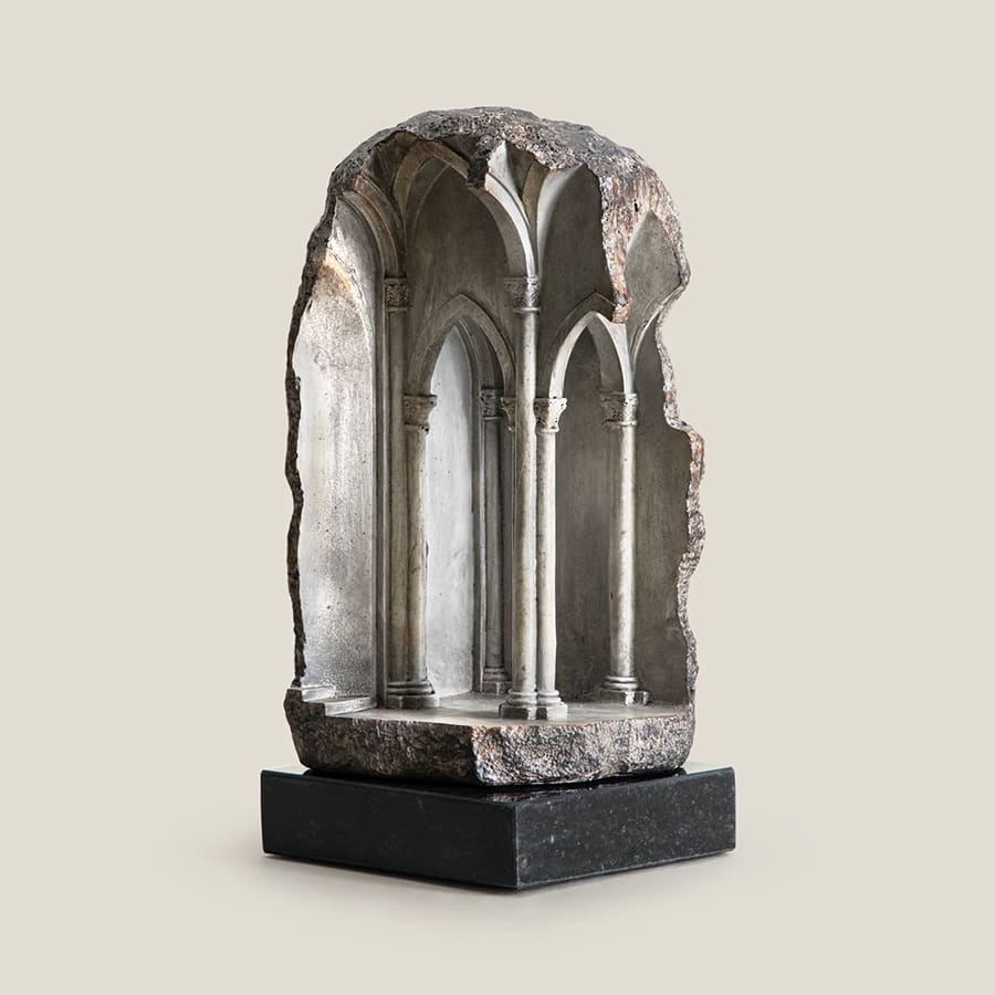 Pantheon Grey Architectural Decorative Accent