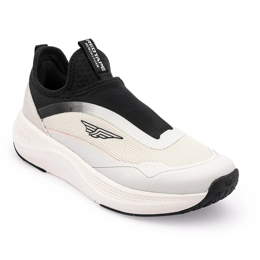 Walking Shoes for Women in White | Slip-On Shoes