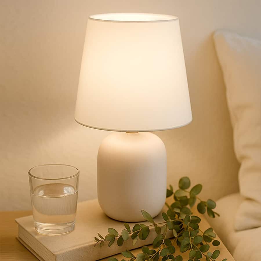 HOMESAKE Ceramic Table Lamp